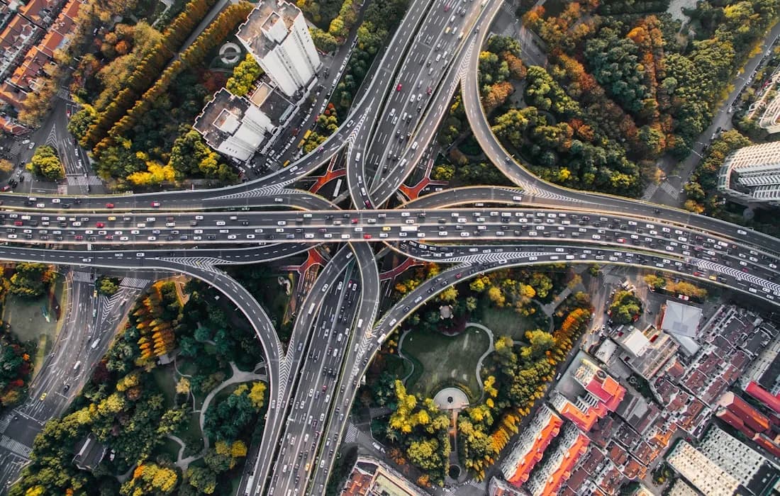Aerial example: Road and access detection