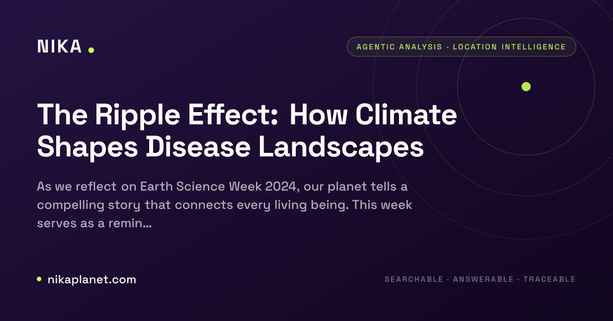 The Ripple Effect: How Climate Shapes Disease Landscapes — NIKA Blog
